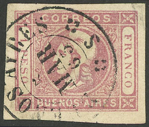 Lot 17 - Argentina cabecitas - Guillermo Jalil - Philatino Auction # 2324 ARGENTINA: Lot 17 - Argentina cabecitas - Guillermo Jalil - Philatino Auction # 2324 ARGENTINA: