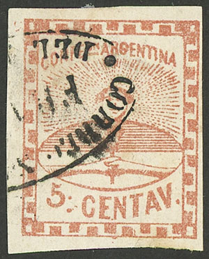 Lot 38 - Argentina confederation -  Guillermo Jalil - Philatino Auction # 2324 ARGENTINA: 