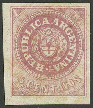 Lot 47 - Argentina escuditos -  Guillermo Jalil - Philatino Auction # 2324 ARGENTINA: 