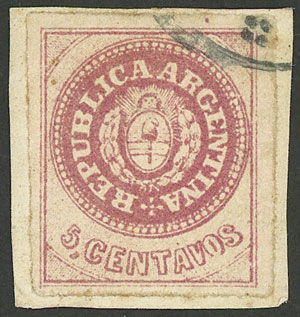 Lot 65 - Argentina escuditos -  Guillermo Jalil - Philatino Auction # 2324 ARGENTINA: 