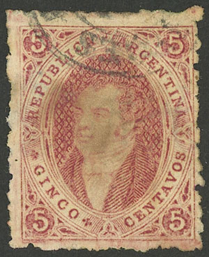 Lot 128 - Argentina rivadavias - Guillermo Jalil - Philatino Auction # 2324 ARGENTINA: Lot 128 - Argentina rivadavias - Guillermo Jalil - Philatino Auction # 2324 ARGENTINA: