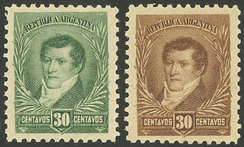 Lot 288 - Argentina general issues -  Guillermo Jalil - Philatino Auction # 2324 ARGENTINA: 