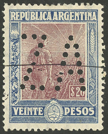 Lot 342 - Argentina general issues - Guillermo Jalil - Philatino Auction # 2324 ARGENTINA: Lot 342 - Argentina general issues - Guillermo Jalil - Philatino Auction # 2324 ARGENTINA: