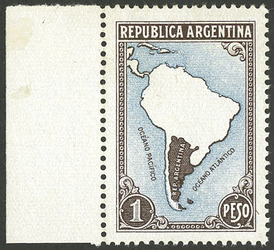 Lot 466 - Argentina general issues -  Guillermo Jalil - Philatino Auction # 2324 ARGENTINA: 
