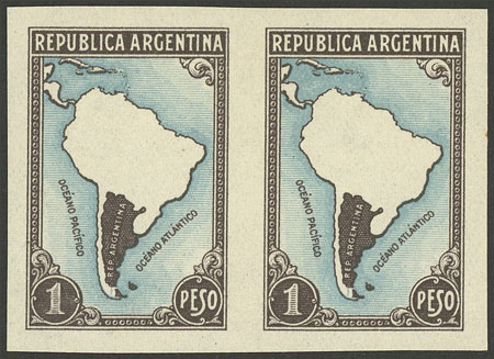 Lot 506 - Argentina general issues -  Guillermo Jalil - Philatino Auction # 2324 ARGENTINA: 