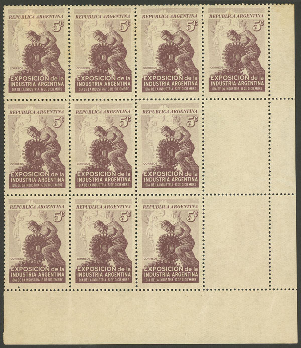 Lot 599 - Argentina general issues - Guillermo Jalil - Philatino Auction # 2324 ARGENTINA: Lot 599 - Argentina general issues - Guillermo Jalil - Philatino Auction # 2324 ARGENTINA: