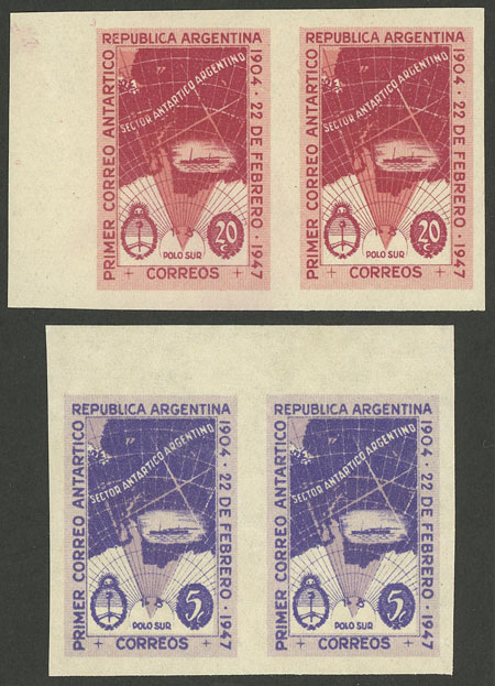 Lot 600 - Argentina general issues - Guillermo Jalil - Philatino Auction # 2324 ARGENTINA: Lot 600 - Argentina general issues - Guillermo Jalil - Philatino Auction # 2324 ARGENTINA:
