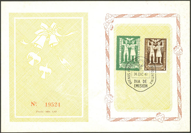Lot 606 - Argentina general issues - Guillermo Jalil - Philatino Auction # 2324 ARGENTINA: Lot 606 - Argentina general issues - Guillermo Jalil - Philatino Auction # 2324 ARGENTINA: