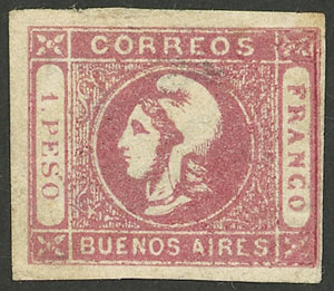 Lot 19 - Argentina cabecitas - Guillermo Jalil - Philatino Auction # 2324 ARGENTINA: Lot 19 - Argentina cabecitas - Guillermo Jalil - Philatino Auction # 2324 ARGENTINA: