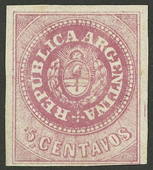 Lot 48 - Argentina escuditos -  Guillermo Jalil - Philatino Auction # 2324 ARGENTINA: 
