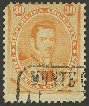 Lot 185 - Argentina general issues -  Guillermo Jalil - Philatino Auction # 2324 ARGENTINA: 