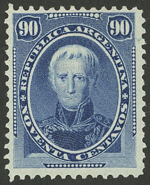 Lot 187 - Argentina general issues -  Guillermo Jalil - Philatino Auction # 2324 ARGENTINA: 
