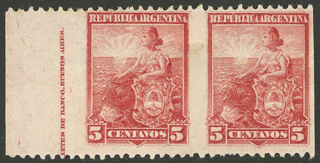 Lot 297 - Argentina general issues -  Guillermo Jalil - Philatino Auction # 2324 ARGENTINA: 