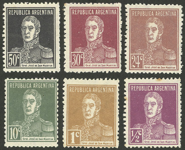 Lot 398 - Argentina general issues -  Guillermo Jalil - Philatino Auction # 2324 ARGENTINA: 