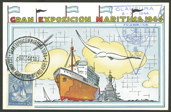 Lot 1314 - Argentina postal history - Guillermo Jalil - Philatino Auction # 2324 ARGENTINA: Lot 1314 - Argentina postal history - Guillermo Jalil - Philatino Auction # 2324 ARGENTINA: