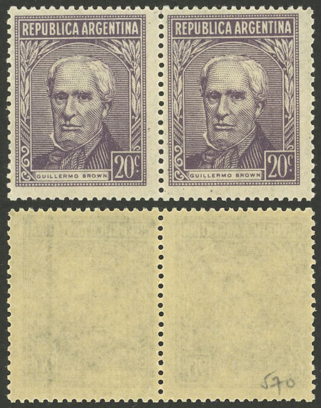 Lot 656 - Argentina general issues -  Guillermo Jalil - Philatino Auction # 2324 ARGENTINA: 