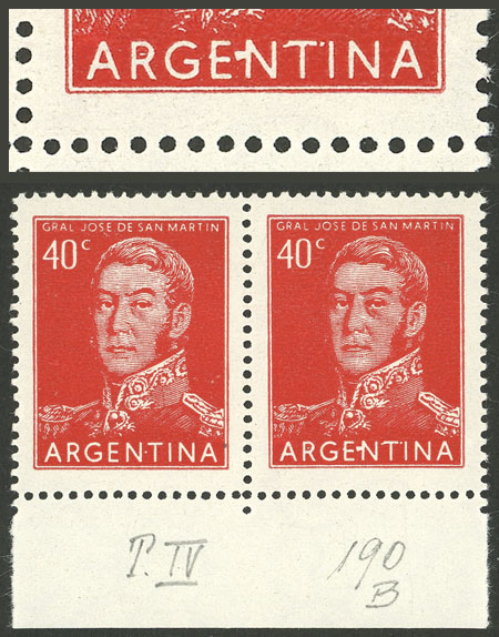 Lot 666 - Argentina general issues -  Guillermo Jalil - Philatino Auction # 2324 ARGENTINA: 