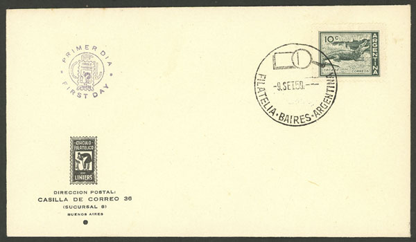 Lot 727 - Argentina general issues -  Guillermo Jalil - Philatino Auction # 2324 ARGENTINA: 