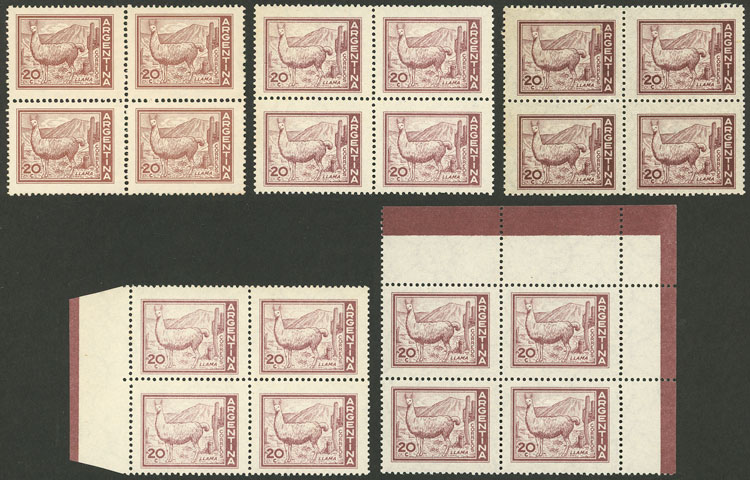 Lot 725 - Argentina general issues - Guillermo Jalil - Philatino Auction # 2324 ARGENTINA: Lot 725 - Argentina general issues - Guillermo Jalil - Philatino Auction # 2324 ARGENTINA: