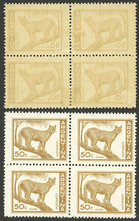 Lot 733 - Argentina general issues -  Guillermo Jalil - Philatino Auction # 2324 ARGENTINA: 