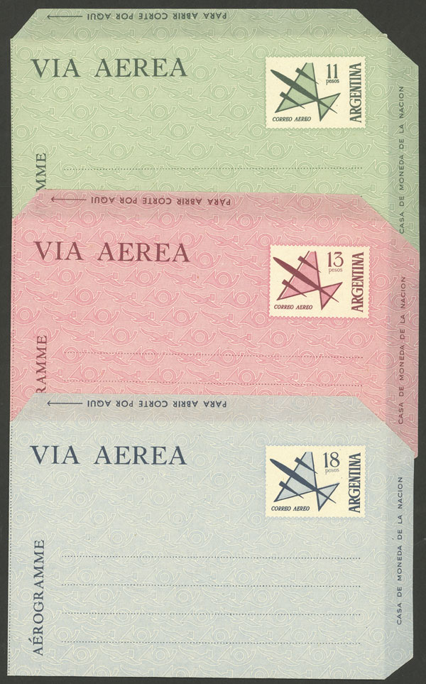 Lot 1264 - Argentina Postal stationery - Guillermo Jalil - Philatino Auction # 2324 ARGENTINA: Lot 1264 - Argentina Postal stationery - Guillermo Jalil - Philatino Auction # 2324 ARGENTINA: