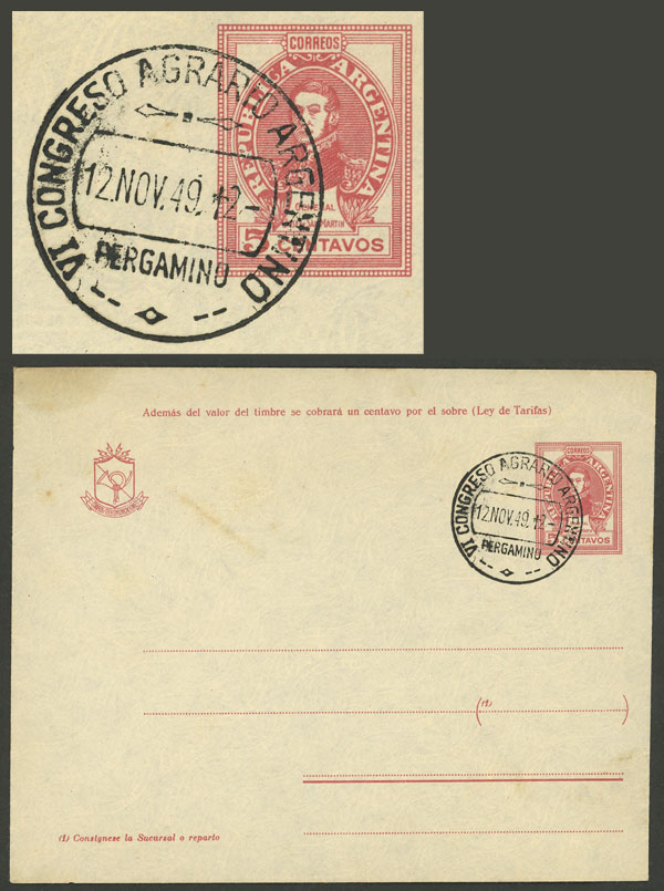 Lot 1318 - Argentina postal history - Guillermo Jalil - Philatino Auction # 2324 ARGENTINA: Lot 1318 - Argentina postal history - Guillermo Jalil - Philatino Auction # 2324 ARGENTINA: