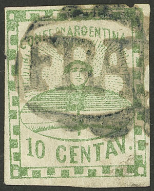 Lot 39 - Argentina confederation -  Guillermo Jalil - Philatino Auction # 2324 ARGENTINA: 