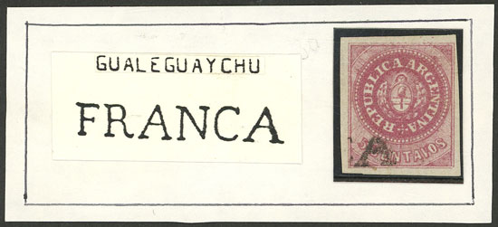 Lot 56 - Argentina escuditos -  Guillermo Jalil - Philatino Auction # 2324 ARGENTINA: 