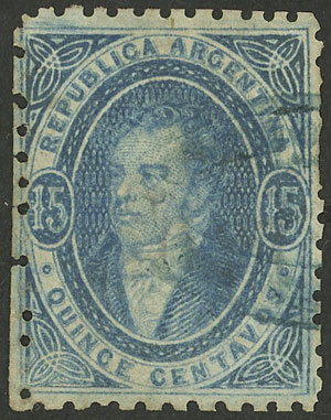 Lot 111 - Argentina rivadavias - Guillermo Jalil - Philatino Auction # 2324 ARGENTINA: Lot 111 - Argentina rivadavias - Guillermo Jalil - Philatino Auction # 2324 ARGENTINA: