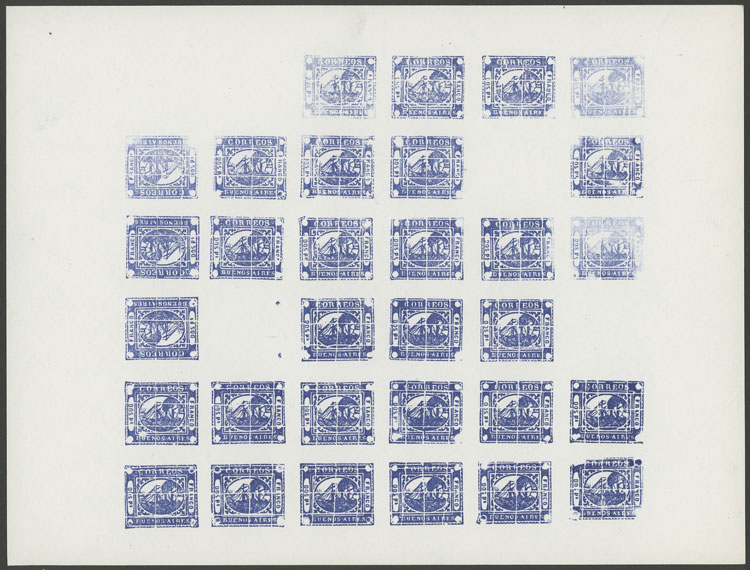 Lot 6 - Argentina barquitos - Guillermo Jalil - Philatino Auction # 2324 ARGENTINA: Lot 6 - Argentina barquitos - Guillermo Jalil - Philatino Auction # 2324 ARGENTINA: