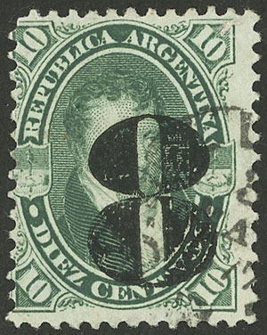Lot 189 - Argentina general issues -  Guillermo Jalil - Philatino Auction # 2324 ARGENTINA: 