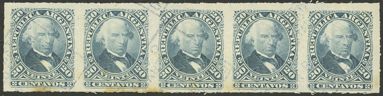 Lot 195 - Argentina general issues -  Guillermo Jalil - Philatino Auction # 2324 ARGENTINA: 