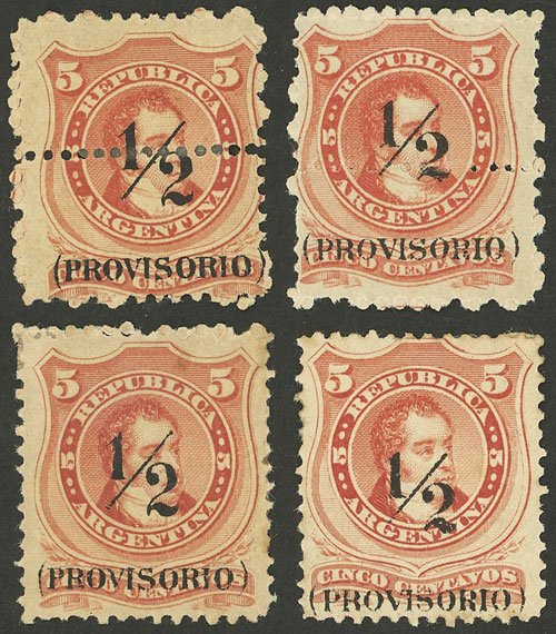 Lot 205 - Argentina general issues - Guillermo Jalil - Philatino Auction # 2324 ARGENTINA: Lot 205 - Argentina general issues - Guillermo Jalil - Philatino Auction # 2324 ARGENTINA: