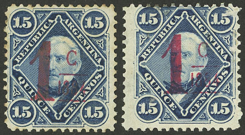 Lot 224 - Argentina general issues - Guillermo Jalil - Philatino Auction # 2324 ARGENTINA: Lot 224 - Argentina general issues - Guillermo Jalil - Philatino Auction # 2324 ARGENTINA: