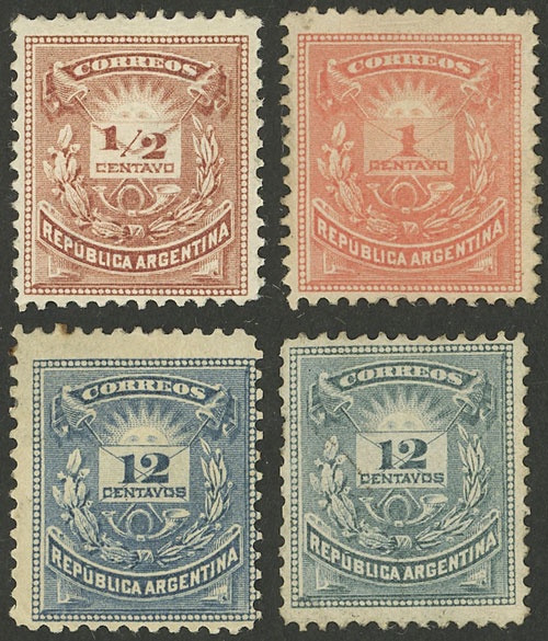 Lot 226 - Argentina general issues -  Guillermo Jalil - Philatino Auction # 2324 ARGENTINA: 