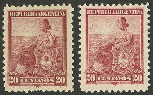 Lot 299 - Argentina general issues -  Guillermo Jalil - Philatino Auction # 2324 ARGENTINA: 