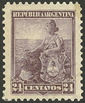 Lot 300 - Argentina general issues -  Guillermo Jalil - Philatino Auction # 2324 ARGENTINA: 