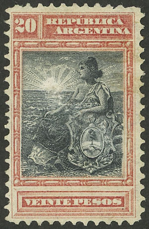Lot 306 - Argentina general issues - Guillermo Jalil - Philatino Auction # 2324 ARGENTINA: Lot 306 - Argentina general issues - Guillermo Jalil - Philatino Auction # 2324 ARGENTINA: