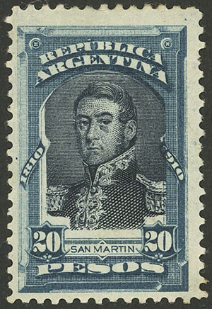 Lot 325 - Argentina general issues - Guillermo Jalil - Philatino Auction # 2324 ARGENTINA: Lot 325 - Argentina general issues - Guillermo Jalil - Philatino Auction # 2324 ARGENTINA: