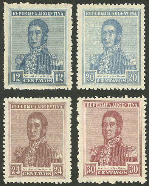 Lot 380 - Argentina general issues -  Guillermo Jalil - Philatino Auction # 2324 ARGENTINA: 
