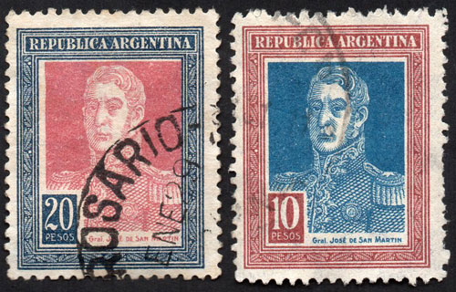 Lot 385 - Argentina general issues -  Guillermo Jalil - Philatino Auction # 2324 ARGENTINA: 
