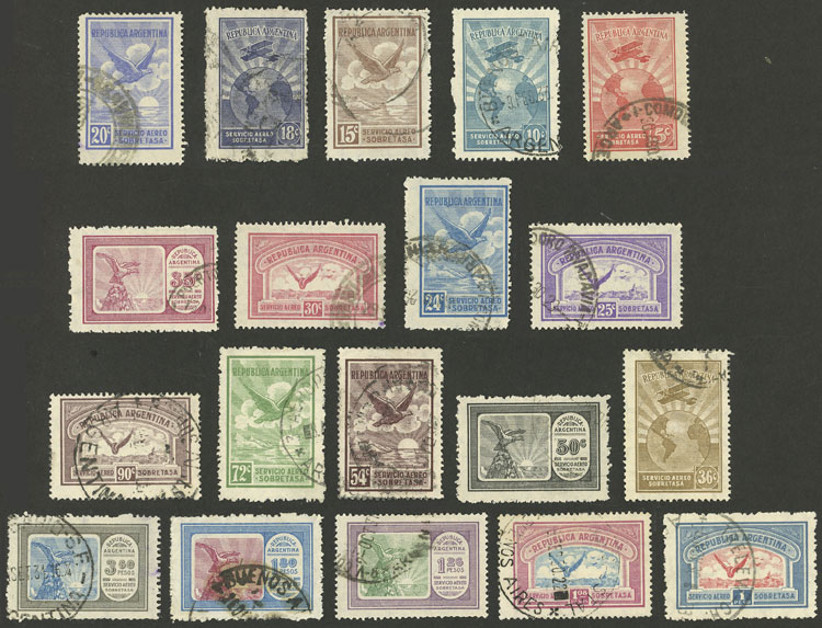 Lot 409 - Argentina general issues -  Guillermo Jalil - Philatino Auction # 2324 ARGENTINA: 