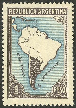 Lot 459 - Argentina general issues -  Guillermo Jalil - Philatino Auction # 2324 ARGENTINA: 