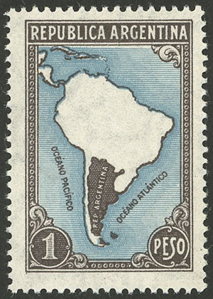 Lot 481 - Argentina general issues - Guillermo Jalil - Philatino Auction # 2324 ARGENTINA: Lot 481 - Argentina general issues - Guillermo Jalil - Philatino Auction # 2324 ARGENTINA: