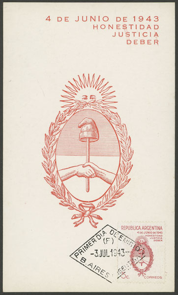 Lot 568 - Argentina general issues - Guillermo Jalil - Philatino Auction # 2324 ARGENTINA: Lot 568 - Argentina general issues - Guillermo Jalil - Philatino Auction # 2324 ARGENTINA: