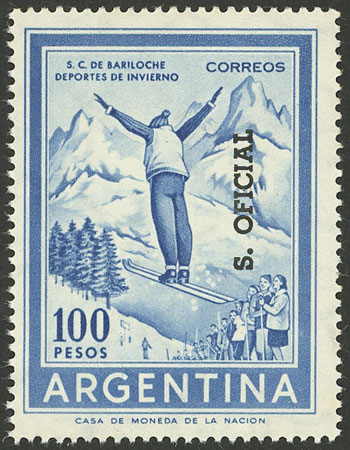Lot 1252 - Argentina official stamps - Guillermo Jalil - Philatino Auction # 2324 ARGENTINA: Lot 1252 - Argentina official stamps - Guillermo Jalil - Philatino Auction # 2324 ARGENTINA: