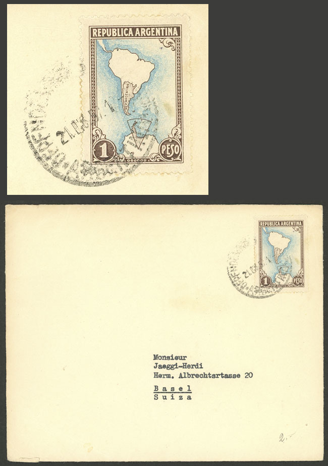 Lot 1324 - Argentina postal history - Guillermo Jalil - Philatino Auction # 2324 ARGENTINA: Lot 1324 - Argentina postal history - Guillermo Jalil - Philatino Auction # 2324 ARGENTINA: