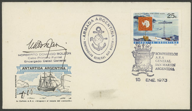 Lot 4 - argentine antarctica postal history - Guillermo Jalil - Philatino Auction # 2324 ARGENTINA: Lot 4 - argentine antarctica postal history - Guillermo Jalil - Philatino Auction # 2324 ARGENTINA: