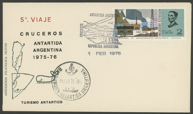 Lot 5 - argentine antarctica postal history - Guillermo Jalil - Philatino Auction # 2324 ARGENTINA: Lot 5 - argentine antarctica postal history - Guillermo Jalil - Philatino Auction # 2324 ARGENTINA: