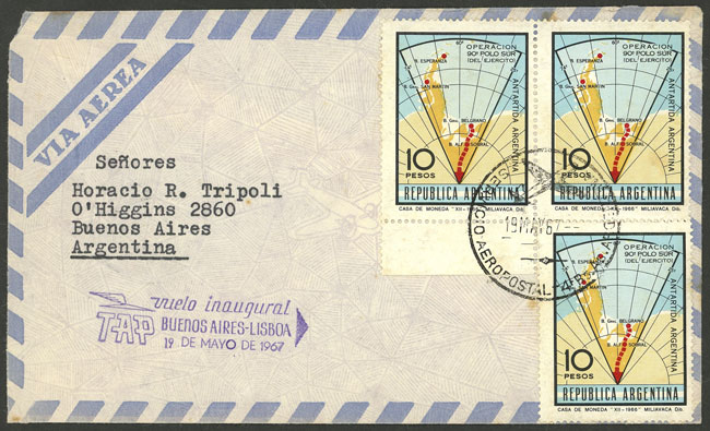 Lot 1335 - Argentina postal history - Guillermo Jalil - Philatino Auction # 2324 ARGENTINA: Lot 1335 - Argentina postal history - Guillermo Jalil - Philatino Auction # 2324 ARGENTINA: